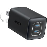 Anker 47W USB C Charger Nano 3, 2 Port Compact Foldable GaN Fast Charger for iPhone 15/15 Plus/15 Pro/15 Pro Max/14, Galaxy, Pixel 4/3, iPad/iPad Mini Cable Not Included - Black