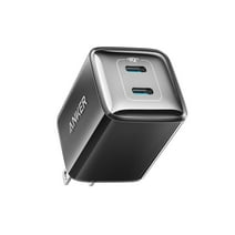 Anker 521 Charger (Nano Pro), 40W PIQ 3.0 Dual Port Compact USB C Fast Charger, Black Ice