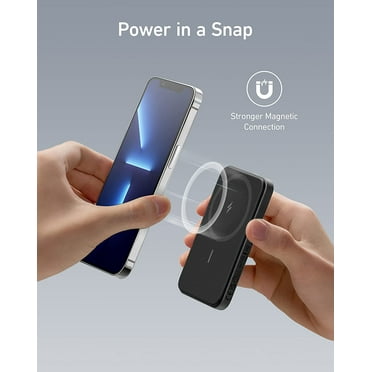Anker (MagGo) 621 Magnetic Wireless Portable Charger, 5000mAh Magnetic Wireless Portable Charger with USB-C Cable