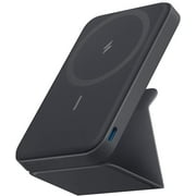 Anker 622 Magnetic Battery MagGo Upgraded Version, 5,000mAh Foldable Magnetic Wireless Portable Charger and USB-C On The Side, Only for iPhone 15/14/13/12 Series Interstellar Gray