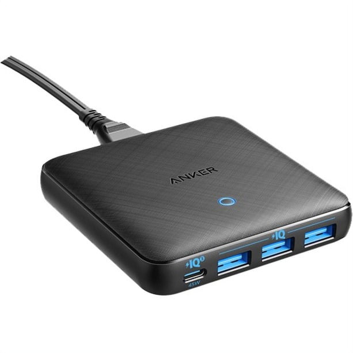 【色:ブラック】Anker PowerPort III 3-Port 65W P Anker 65W Power Multi Charging PD, 4 Port PIQ 3.0 & GaN Fast