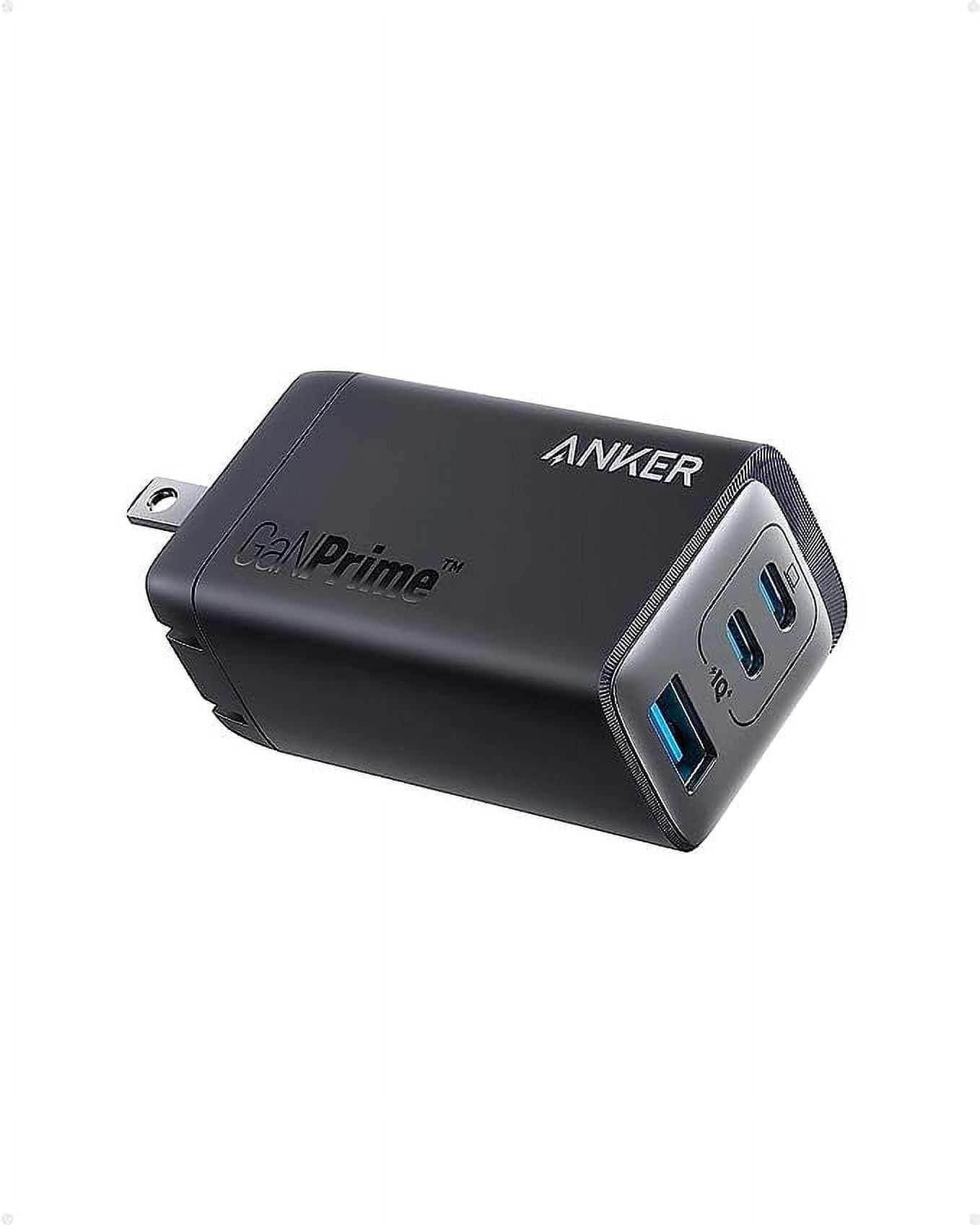 Anker 65W USB-C Charger, GaNPrime, 3 Ports for MacBook Pro/Air, iPad Pro,  Galaxy, iPhone, Pixel, and More 