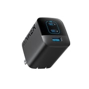 Anker 67W 3-Port Wall Charger 2 USB-C + 1 USB-A, Power Delivery Fast Charger