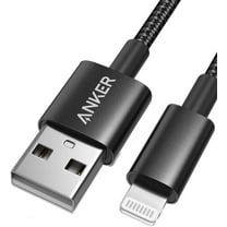 Anker 6ft Lightning Cable Premium Nylon Cord MFi Certified Charging Data Sync, Black