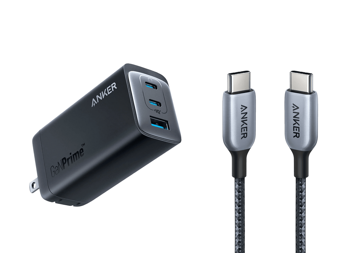 Chargeur USB-C 30W avec câble USB-C vers USB-C - Flying Eye