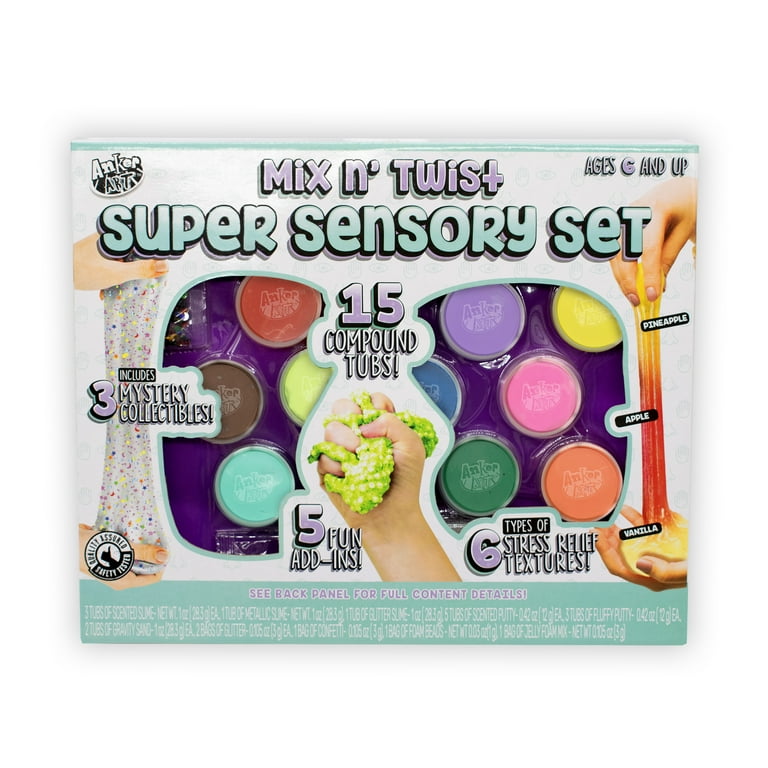 Anker Art Mix & Twist Super Sensory Slime Kit, Children Ages 6+ 