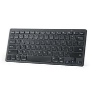 Anker A7726J11 Mini Bluetooth Ergonomic Keyboards with USB Cable, Black, 1 Pack