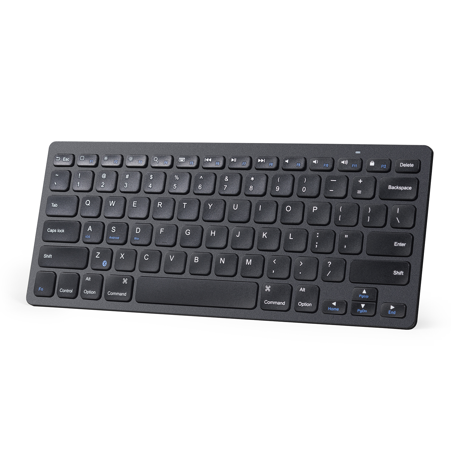 Anker Bluetooth Ultra-Slim Keyboard for iPad, Galaxy Tabs and Other Mobile Devices, Black - image 1 of 6