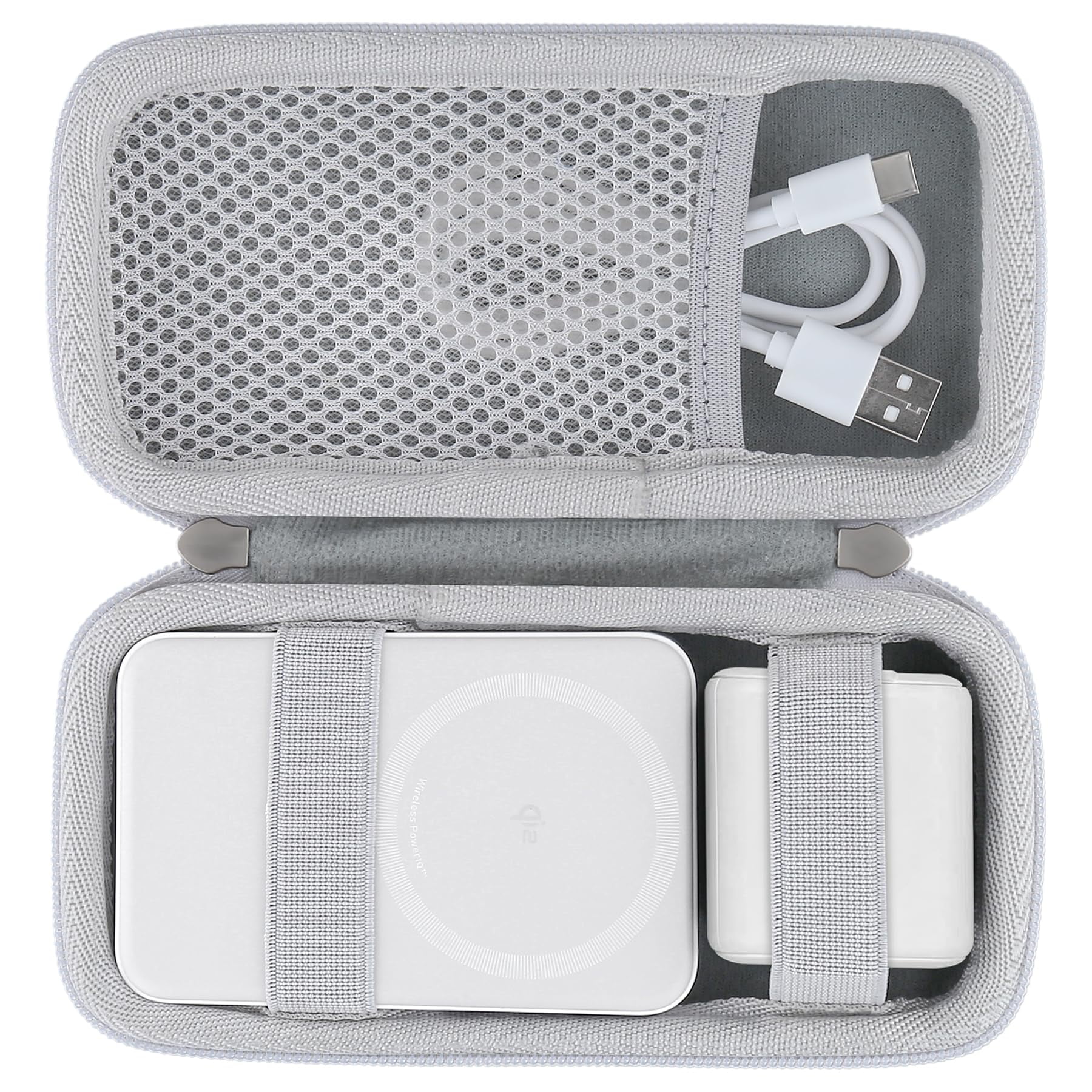 Anker MagGo 6600mAh/10000mAh Power Bank Replacement Case - Sleek Design, White Hard Shell - Portable Protection for Anker Qi2 Certified 15W Ultra-Fast Anker MagGo 6600mAh/10000mAh Power Bank Replacement Case - Sleek Design, White Hard Shell - Portable Protection for Anker Qi2 Certified 15W Ultra-Fast