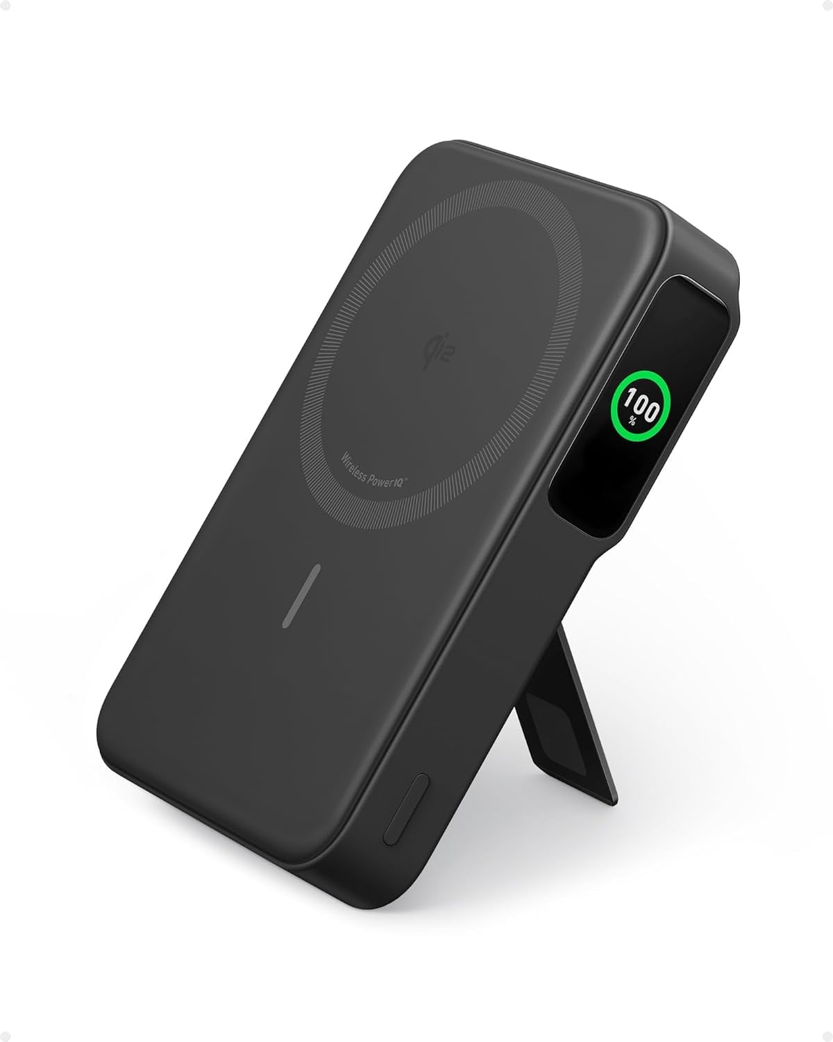 Anker MagGo Power Bank, Qi2 Certified 15W Ultra-Fast MagSafe