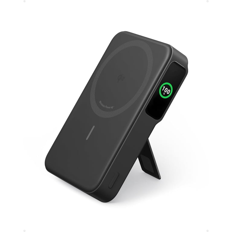 Anker MagGo Power Bank, 15W Wireless Charger, 10,000mAh, Foldable