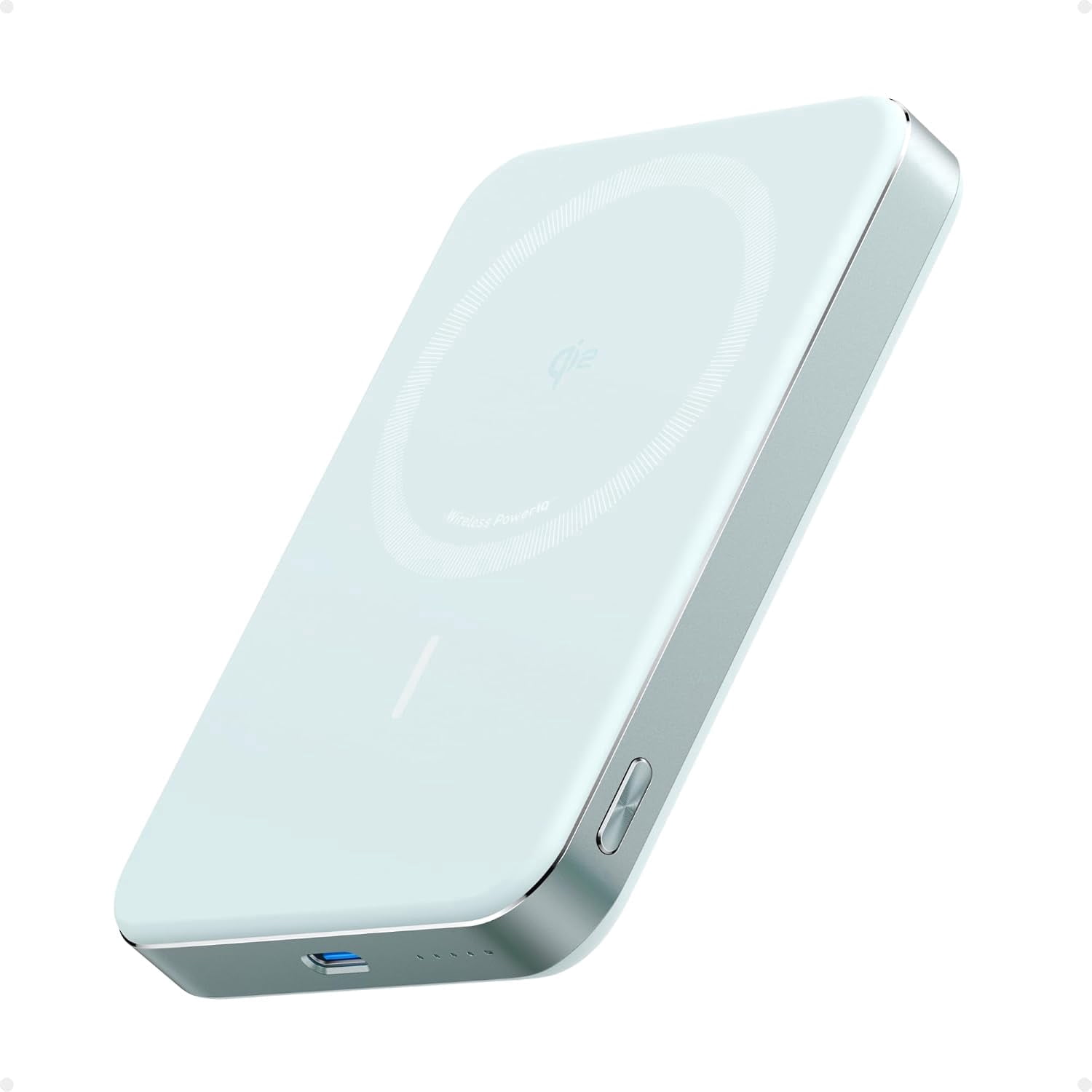 Anker, MagGo Power Bank, 10,000mAh, Magnetic, Qi2 Compatible