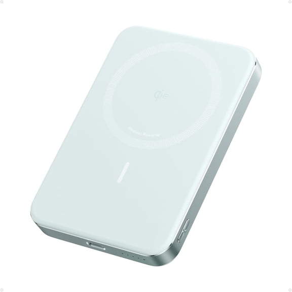 Anker Ultra-Slim 10,000mAh Magnetic Battery Pack, MagGo Power Bank, Qi2 Certified 15W Ultra-Fast MagSafe Compatible Portable Charger, Ergonomic Design