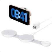 Anker MagSafe Compatible MagGo UFO 3-in-1 Charger, iPhone 17 Wireless Charging Station, 15W Qi2 Certified, Foldable Travel Charging Pad