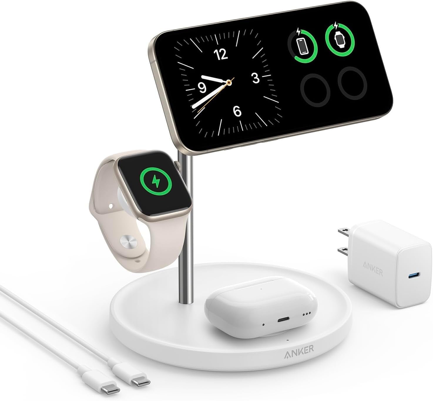 Amazon.com: 3 in 1 Charging Station for Apple Magsafe Travel