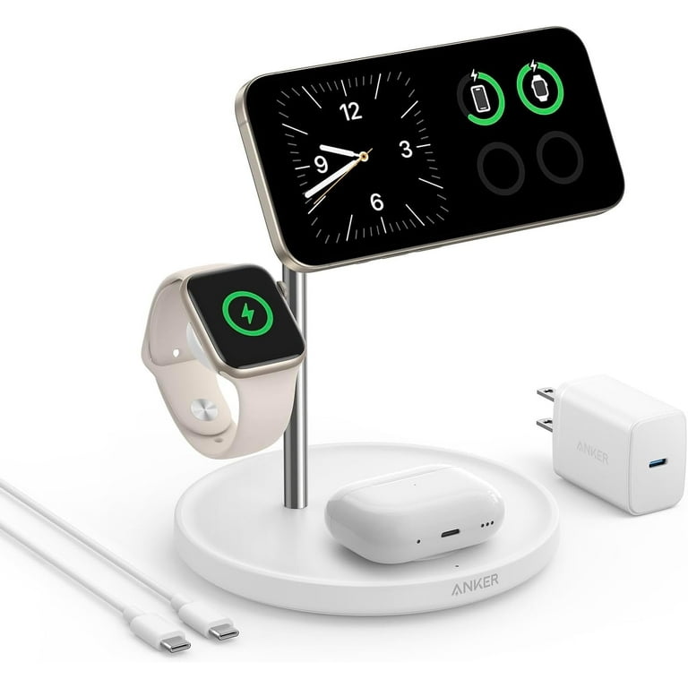 Anker MagSafe-Compatible Wireless Charging Stand, MagGo in