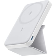 Anker 622 Magnetic Battery MagGo, 5,000mAh Foldable Magnetic Wireless Portable Charger with Stand and USB-C Port On The Side, Magsafe-Compatible for iPhone 16/15/14/13 Series