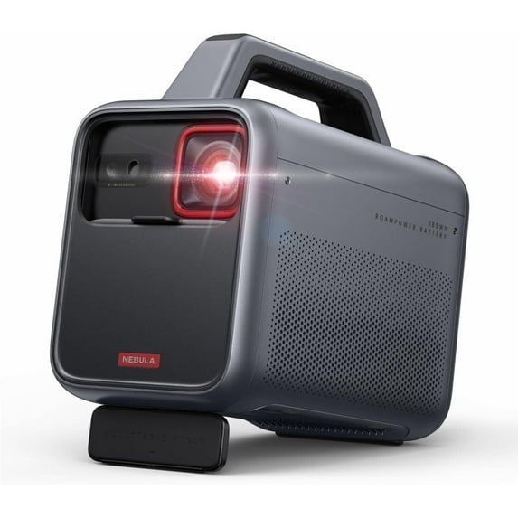 Nebula Mars 3 Bluetooth 1080p 4K DLP Mini Projector, Black, with Remote