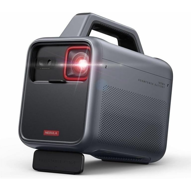Nebula Mars 3 Bluetooth 1080p 4K DLP Mini Projector, Black, with