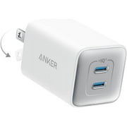 Anker Nano Charger, 47W USB C Charger, 2 Port Compact Foldable for iPhone 16/15 and More Series