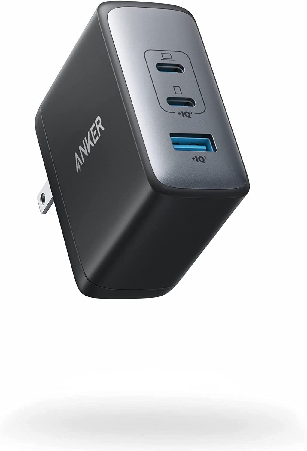 Chargeur Rapide 100W Fast-026 Nano II - 4 Ports (2 USB-C + 2 USB-A), GaN, Pour Téléphone, Laptop, Tablette