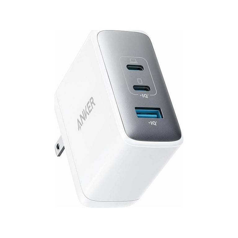 Anker Nano II 100W USB C Charger 3-Port Adapter for MacBook Pro/Galaxy  S22/iPhone 13,White 