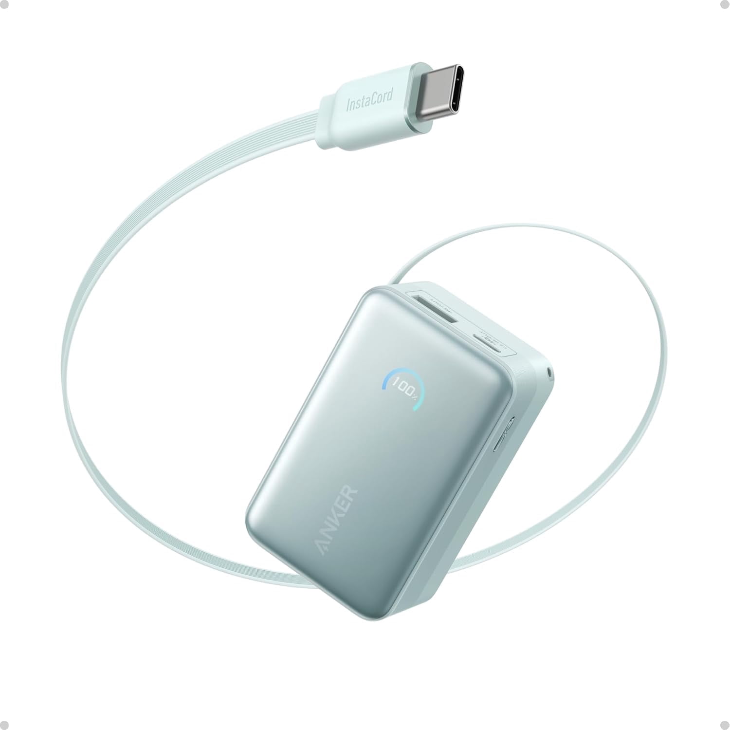 Anker Nano Power Bank, 10,000mAh 45W Max Portable Charger, USB-C