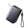 thumbnail image 1 of Anker Nano Power Bank, 10,000mAh Portable Charger with 2.3 ft InstaCord Retractable Cable, 45W Max Compact Battery Pack, Smart Display, 1 of 8