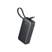 Anker Nano Power Bank, 10,000mAh Portable Charger with Built-in USB-C Cable, 30W Recharging, 30W Max Output with USB-C&A