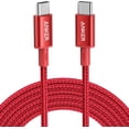 thumbnail image 1 of Anker USB C to USB C Cable, Type-C Charging Cord Fast Charge(10FT,100W), Compatible for iPhone 17 Series, MacBook and More(Red), 1 of 7