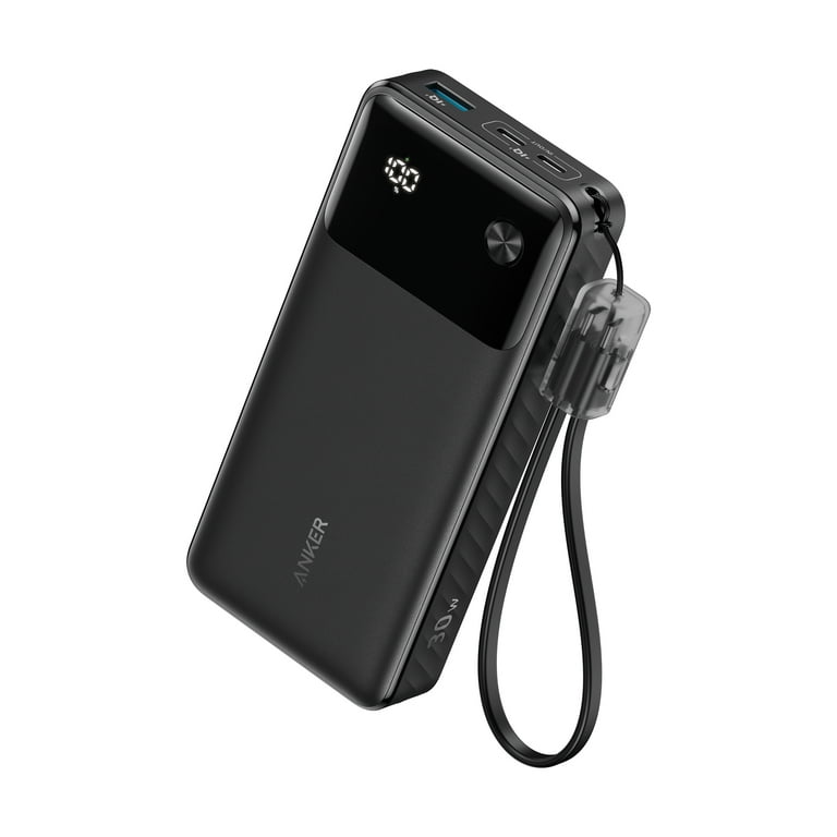 Anker 20,000mAh Power Bank, 30W Fast Charging, Digital Display, 3