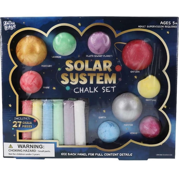 Anker Play Solar System Chalk Set 27-Piece