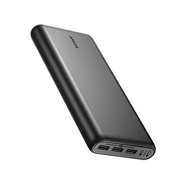 Anker Portable Charger, 26800mAh with Dual Input Port and Double-Speed  Recharging, 3 USB Ports, Black 