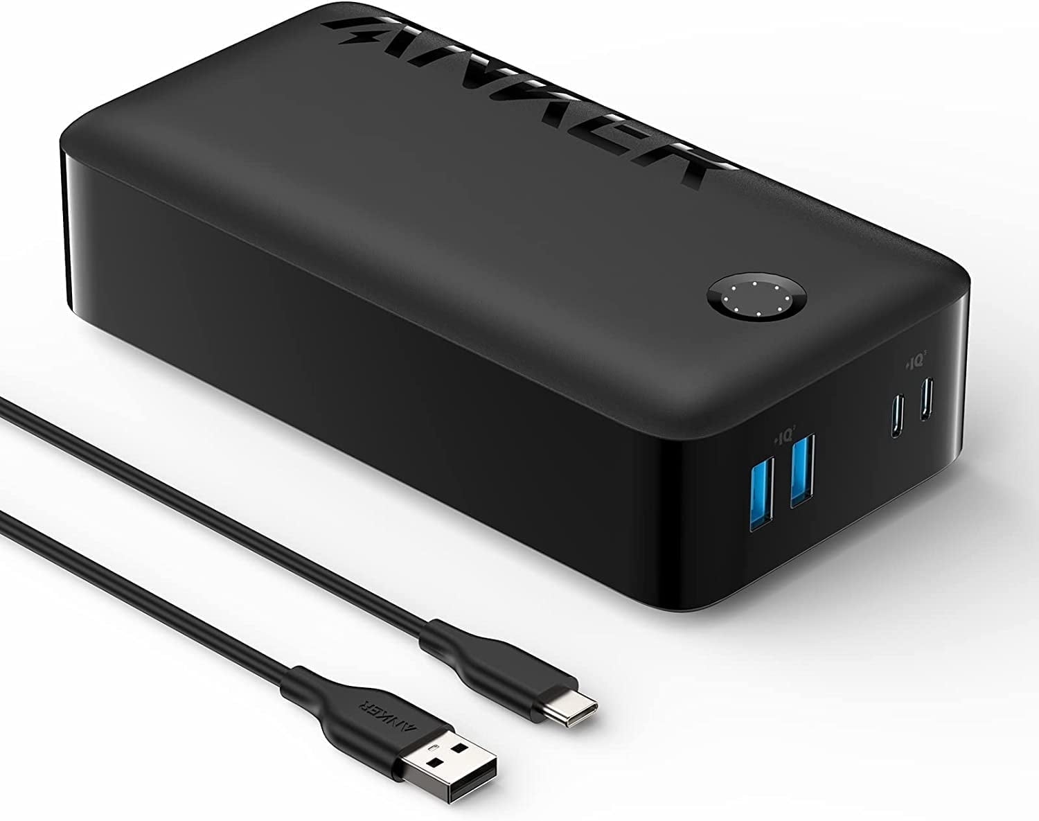 Anker Portable Charger, 40,000mAh Power Bank, 30W USB-C High-Speed