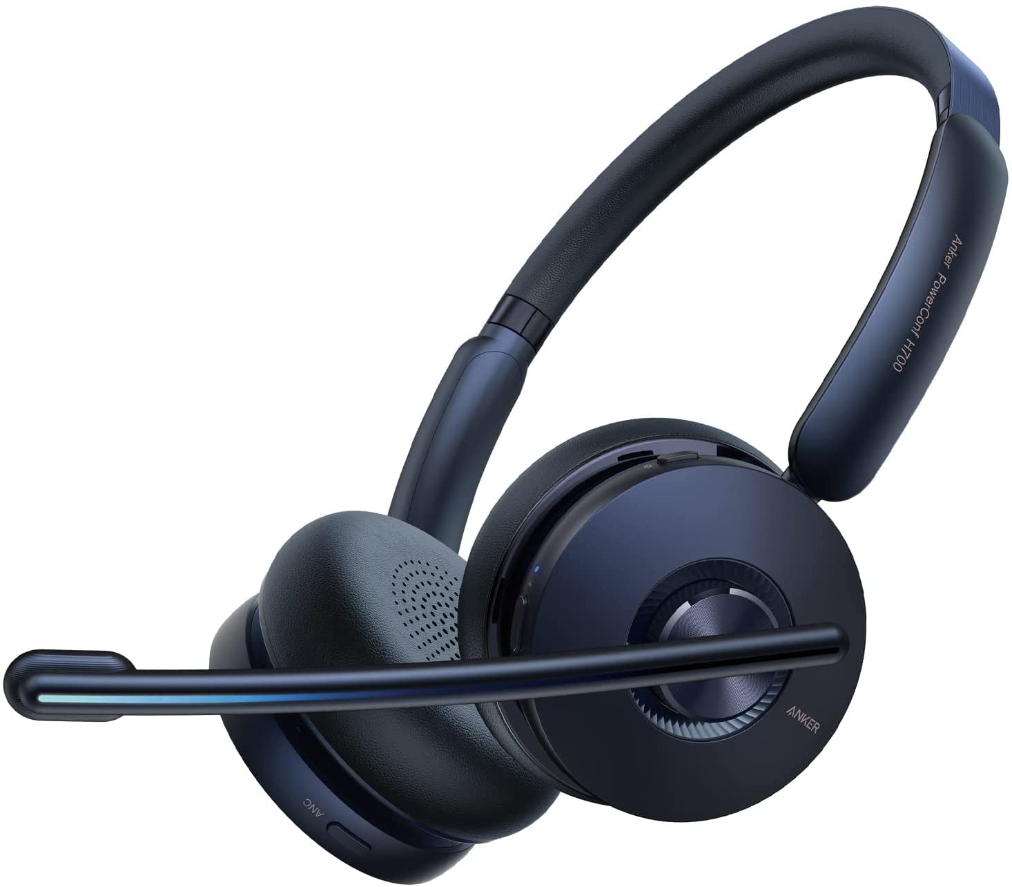 Anker PowerConf H700 Bluetooth Headset with Microphone Active Noise Cancelling Office Headphone