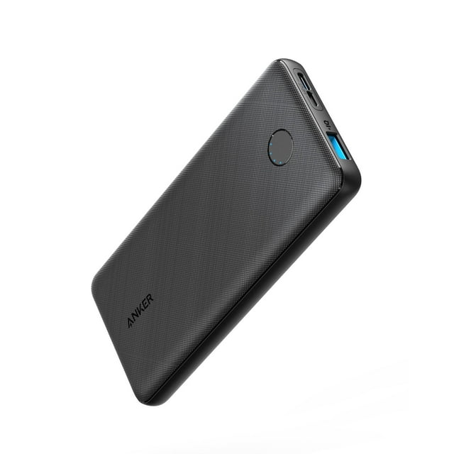Anker PowerCore Slim 10000 Portable Charger 10000mAh Ultra Slim Power Bank PowerIQ Charging,Black