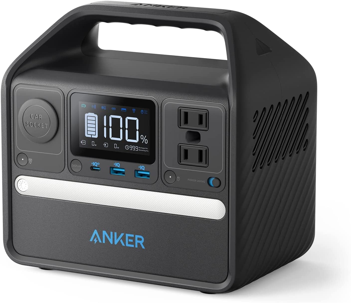 Anker Portable Power Station, 213Wh/57600 mAh PowerHouse 200 with 110 AC  Outlet/30W USB-C Power Delivery for Camping, Road Trips, Emergency, and More