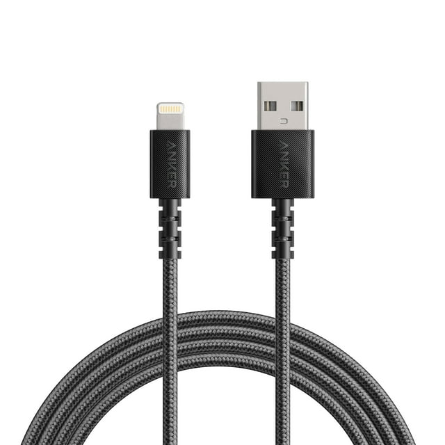Anker 6ft PowerLine Select+ Lightning Cable (Black) only $6.00 