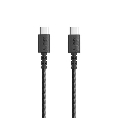Anker - PowerLine Select+ USB-C to USB-C Cable 6-ft - Black