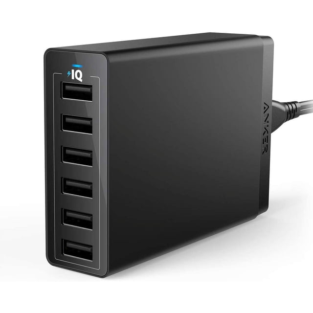 Usb Printer Adapter Anker PowerPort 6 Charger - 60W Power Adapter with Multi USB Ports for ...