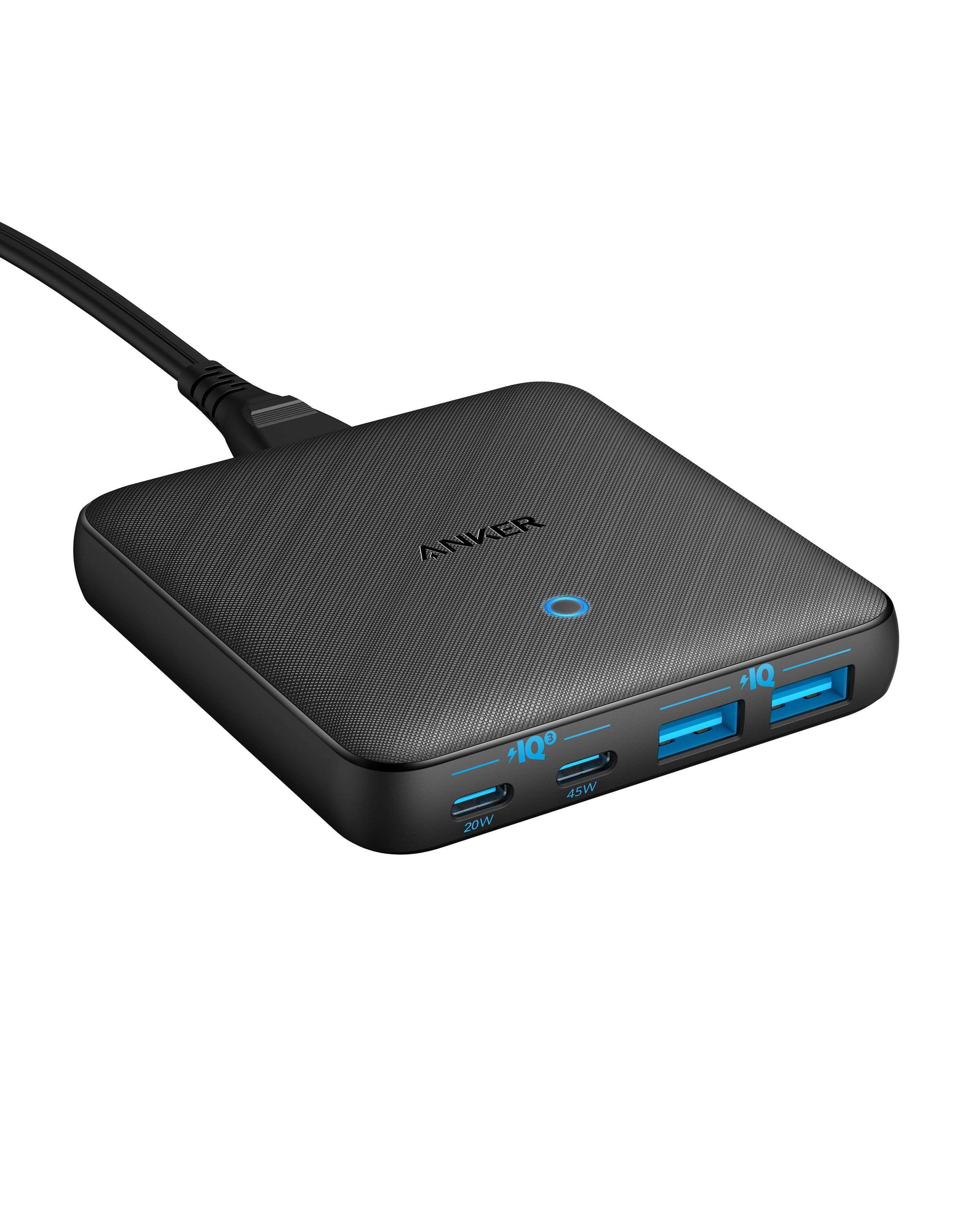 Anker PowerPort Atom III 65W Slim Multi Fast Power Adapter, 4-Port