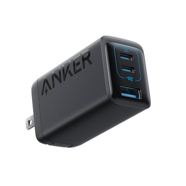 Anker PowerPort III 3-Port 65W Wall Charger, PPS Fast Compact Foldable Wall Charger for MacBook Pro/Air, iPad Pro, Galaxy, Note, iPhone, Pixel, and More