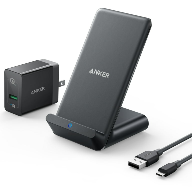 Anker Wireless Charging Stand (10W) with Cable and Charger