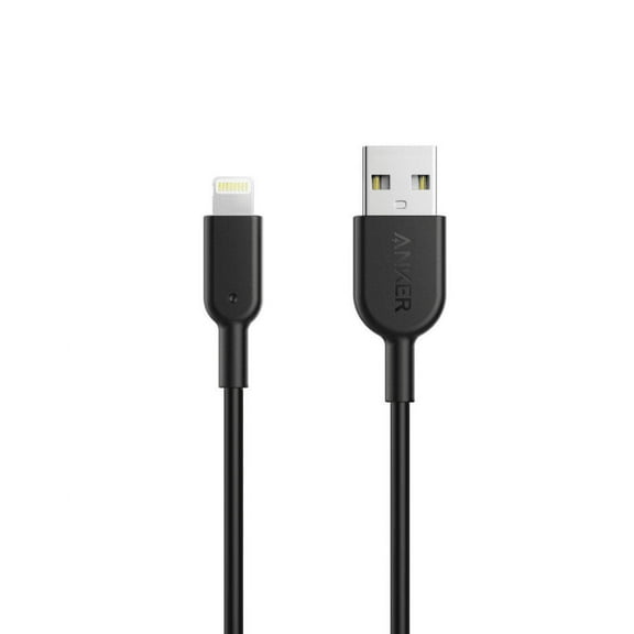 Anker Powerline II Lightning Cable (3ft), MFi Certified (Black)