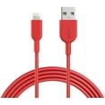 thumbnail image 1 of Anker Powerline II Lightning Cable 6ft Data Sync Charging for iPhon, MFi Certified |Red, 1 of 6