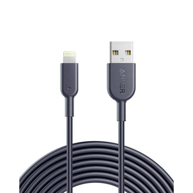 Anker Powerline II Lightning Cable for iPhone, 10ft./10', Durable, MFi