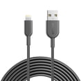 thumbnail image 1 of Anker Powerline II Lightning Cable for iPhone, 10ft./10', Durable, MFi Certified for iPhone and iPad, Gray, 1 of 6