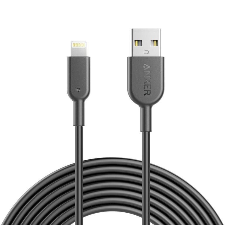 Anker PowerLine II USB-A to Lightning Cable (10ft) Gray