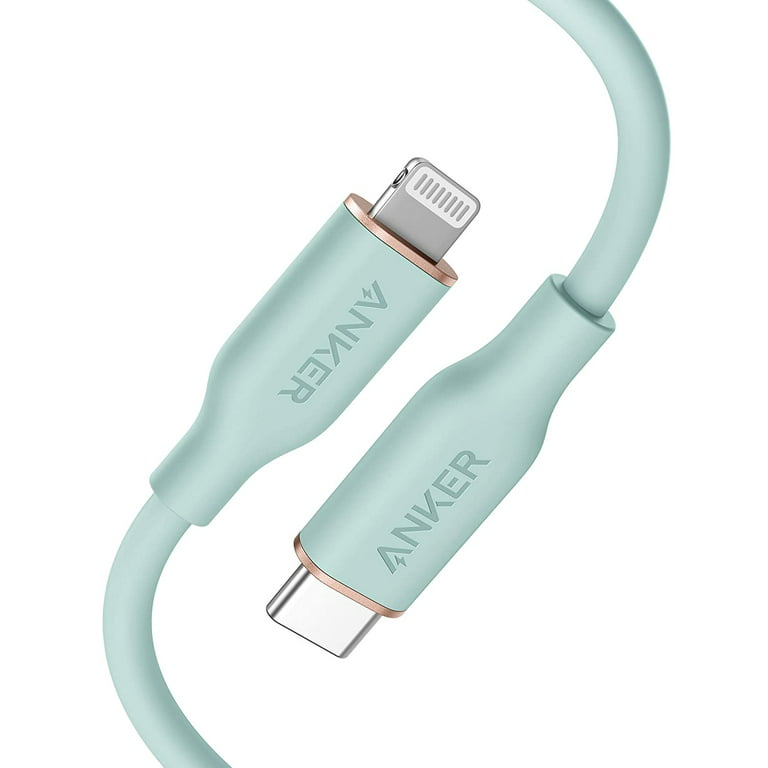 Anker PowerLine III Flow USB-C to Lightning Cable 6-ft Green A8663061 -  Best Buy