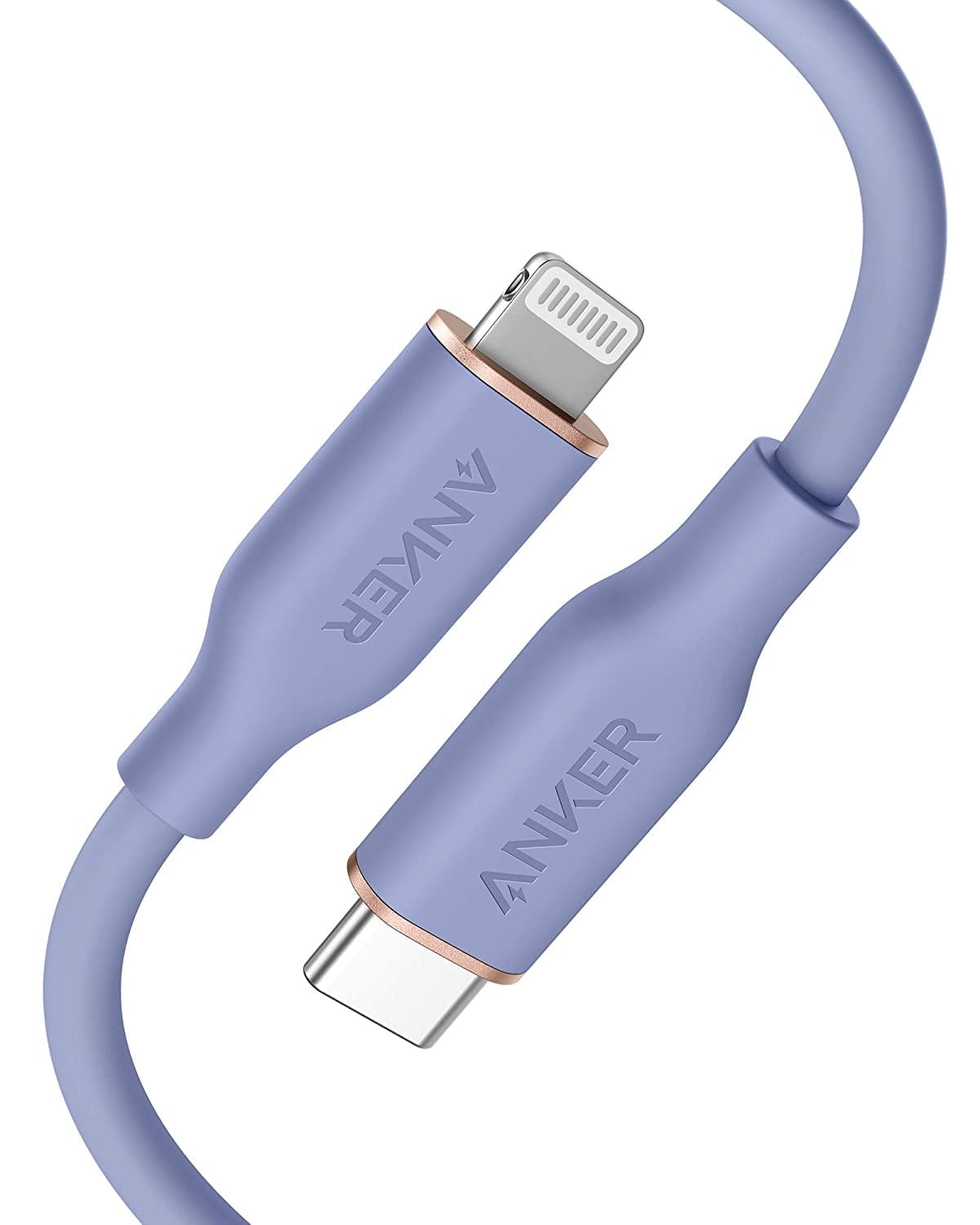SHURE シュア MV6 + Anker PowerLine III Flow Anker Powerline III Flow USB C Fast PD Charging Cable 3/6ft Silica